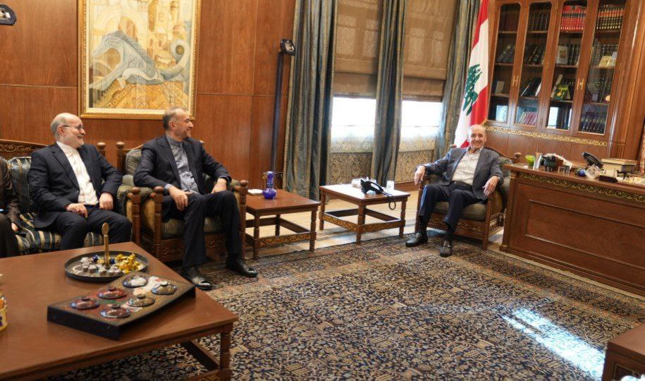 امیرعبداللهیان+-+رئیس+مجلس+لبنان